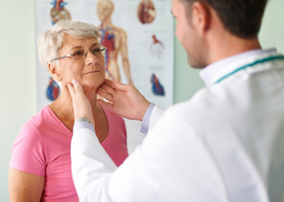 l’opération de la Thyroide